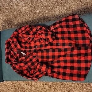 Buffalo check button up brand new with tags